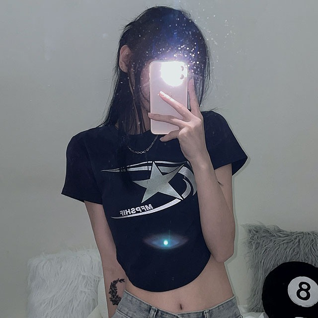 Star Star Vintage Cropped Short Sleeve T-shirt 短袖上衣