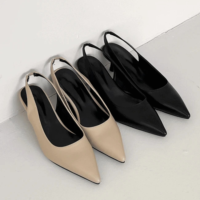 Ganadaran Michelle mid heel shoes pumps stiletto heel 2 colors 跟鞋
