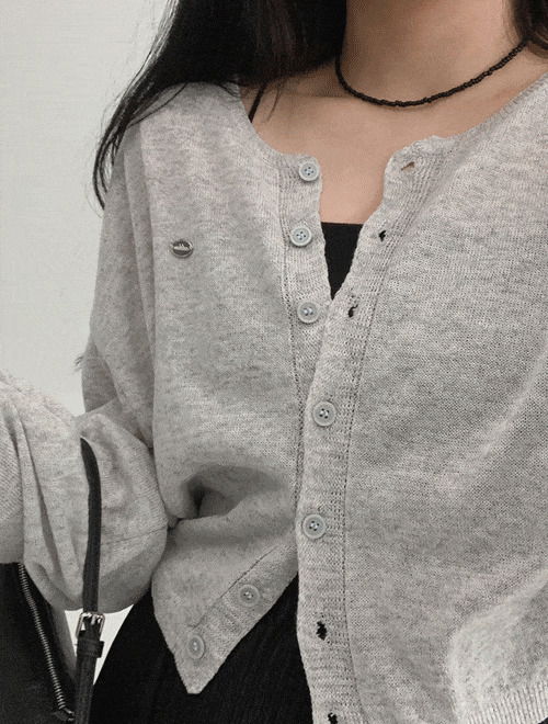 Edition Linen Crop Cardigan - 7 colors/Air conditioner wind/Rainy season/UV protection