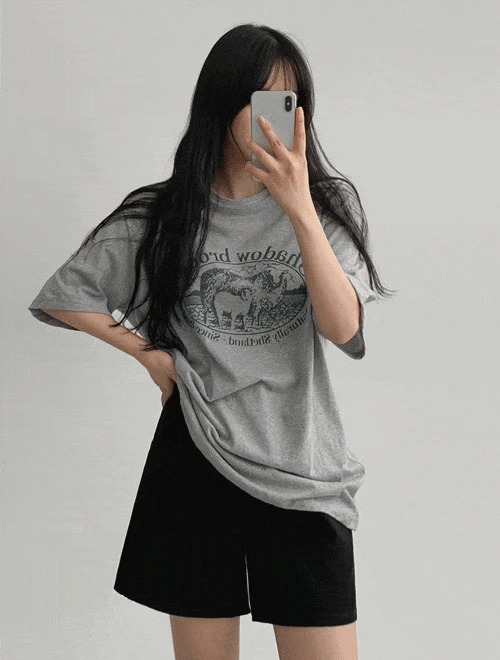 Brook round tee -2color