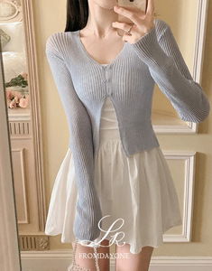 SummerMade)Resummer Yeori Ribbed Knitwear Cardigan