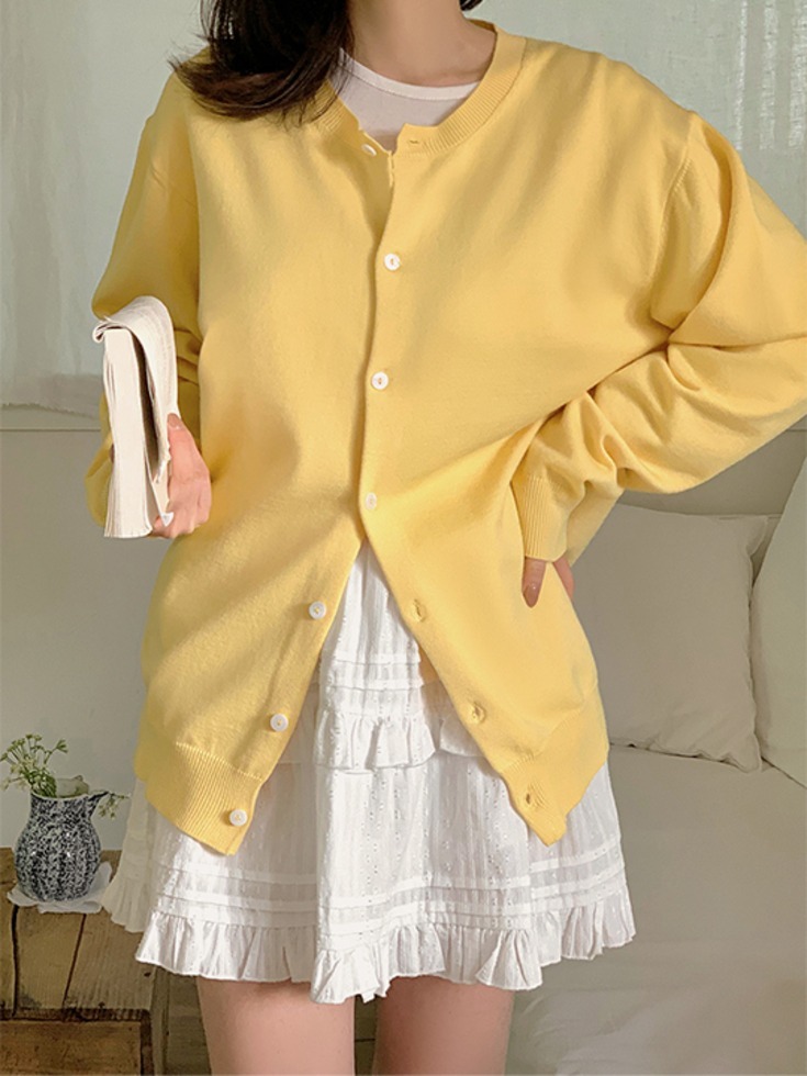 Wayrowun Round Neck Knitwear Cardigan 針織外套