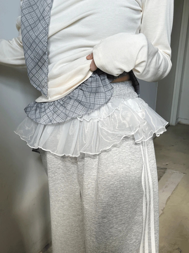 Chiffon Layered Track PT