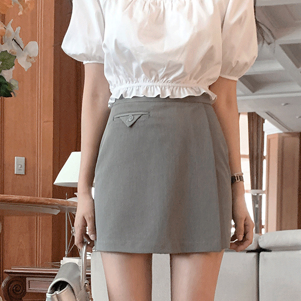 Colp Pocket Wrap Mini Skirt 裙子