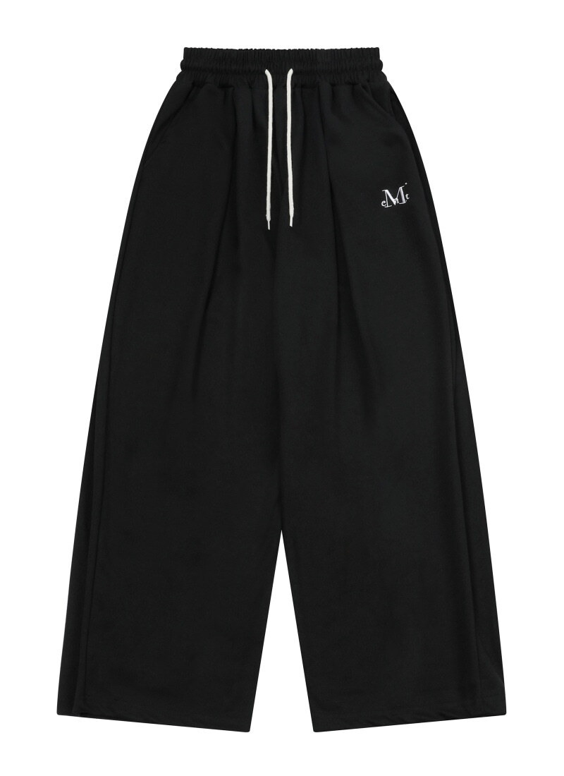 SIGNATURE FOUR PINTUCK WIDE SWEAT PANTS SIGNATURE FOUR PINTUCK WIDE SWEAT PANTS (2 COLORS) 长裤