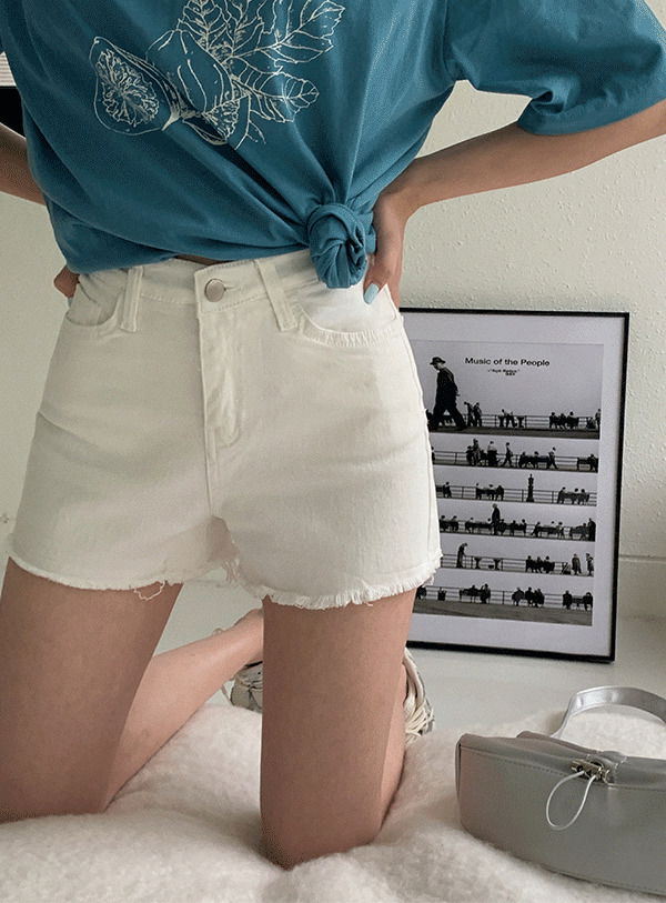 슬로우 컷팅 반바지 (*2color)