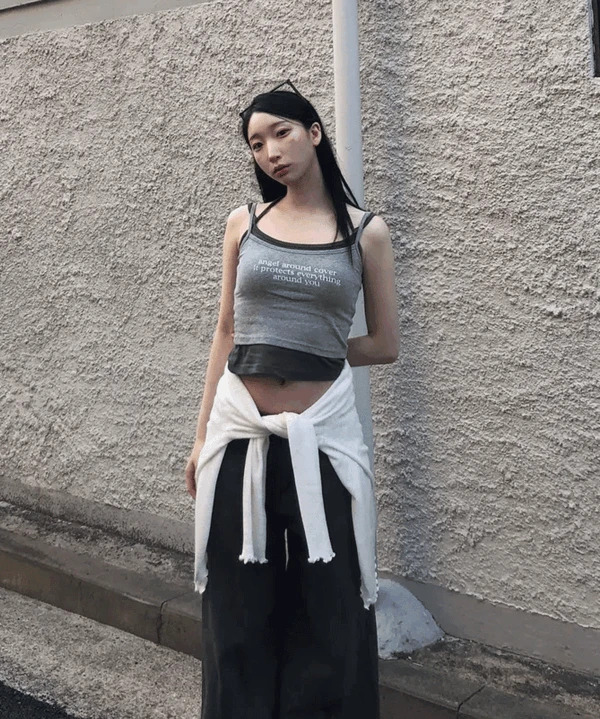 Angel Layered Sleeveless Set 4color 套裝