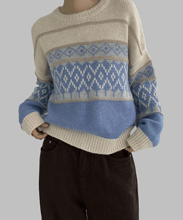 Mathers Pattern Round Knitwear 針織衫