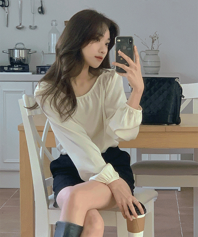Melody Shirring Blouse 雪紡襯衫