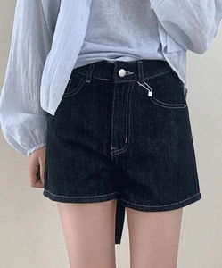 파나블 생지 데님 하프팬츠