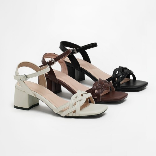 Kermit Twist Strap Sandal Heel SDLTS2g823 凉鞋