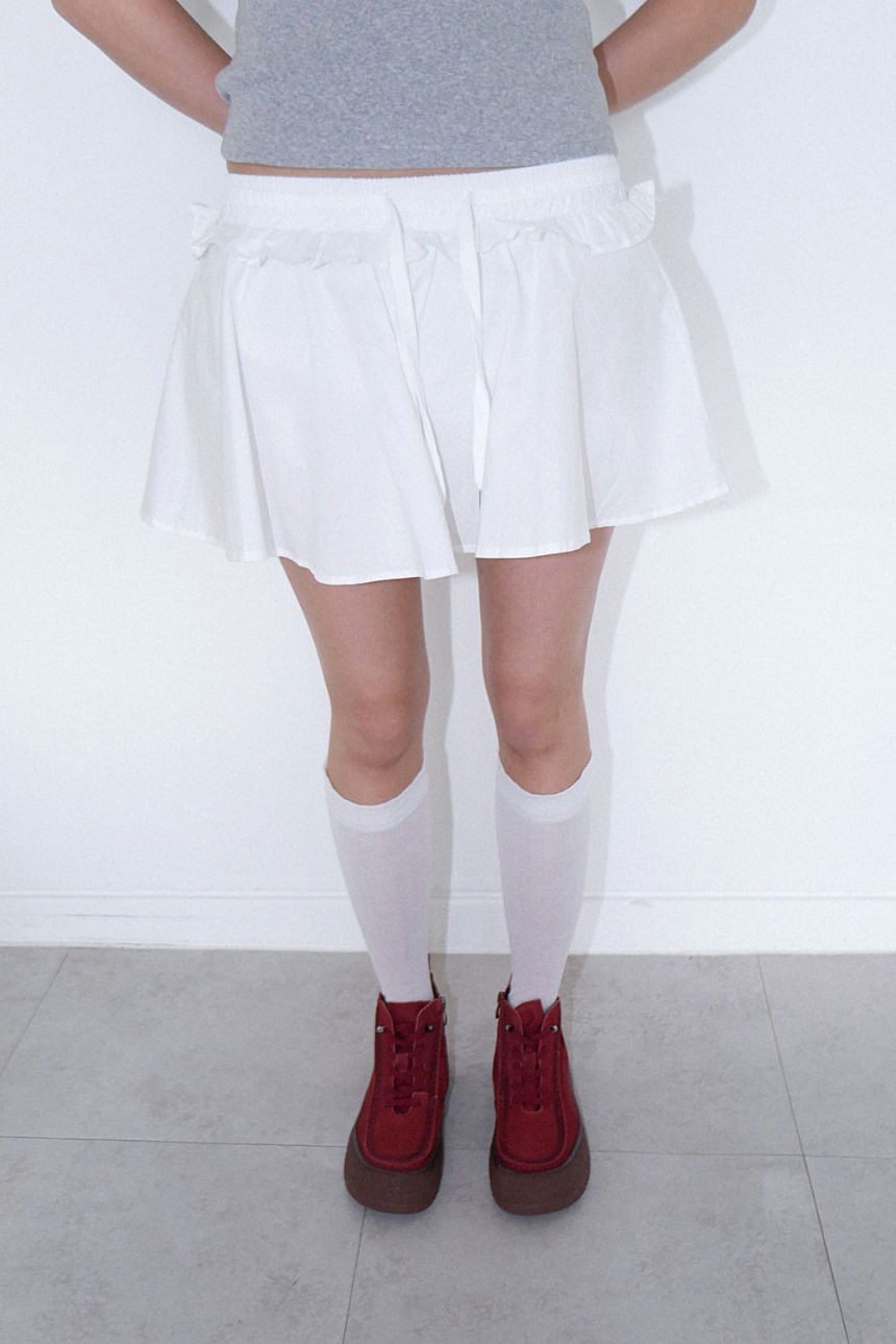 flutter frill skirt (2color)