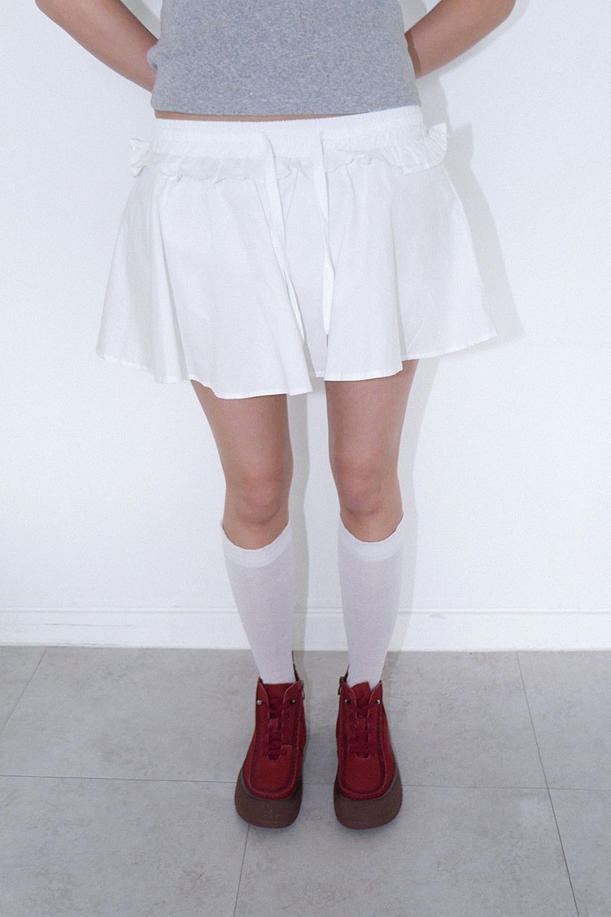 flutter frill skirt (2color)