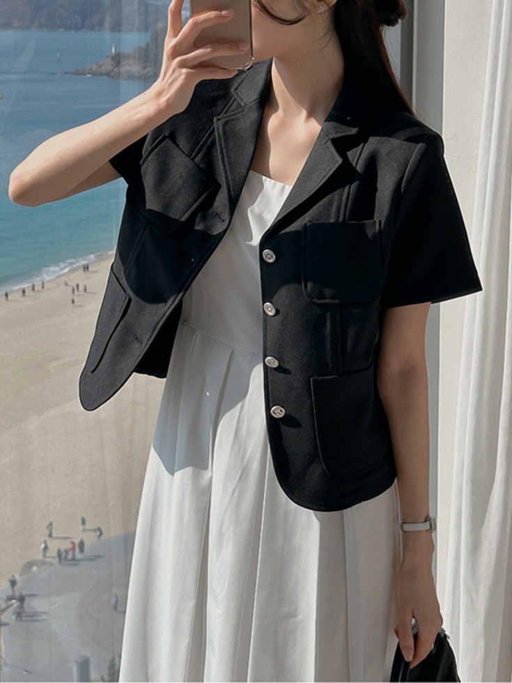 Dendic Pocket Tailored Short Sleeve Jacket 夾克