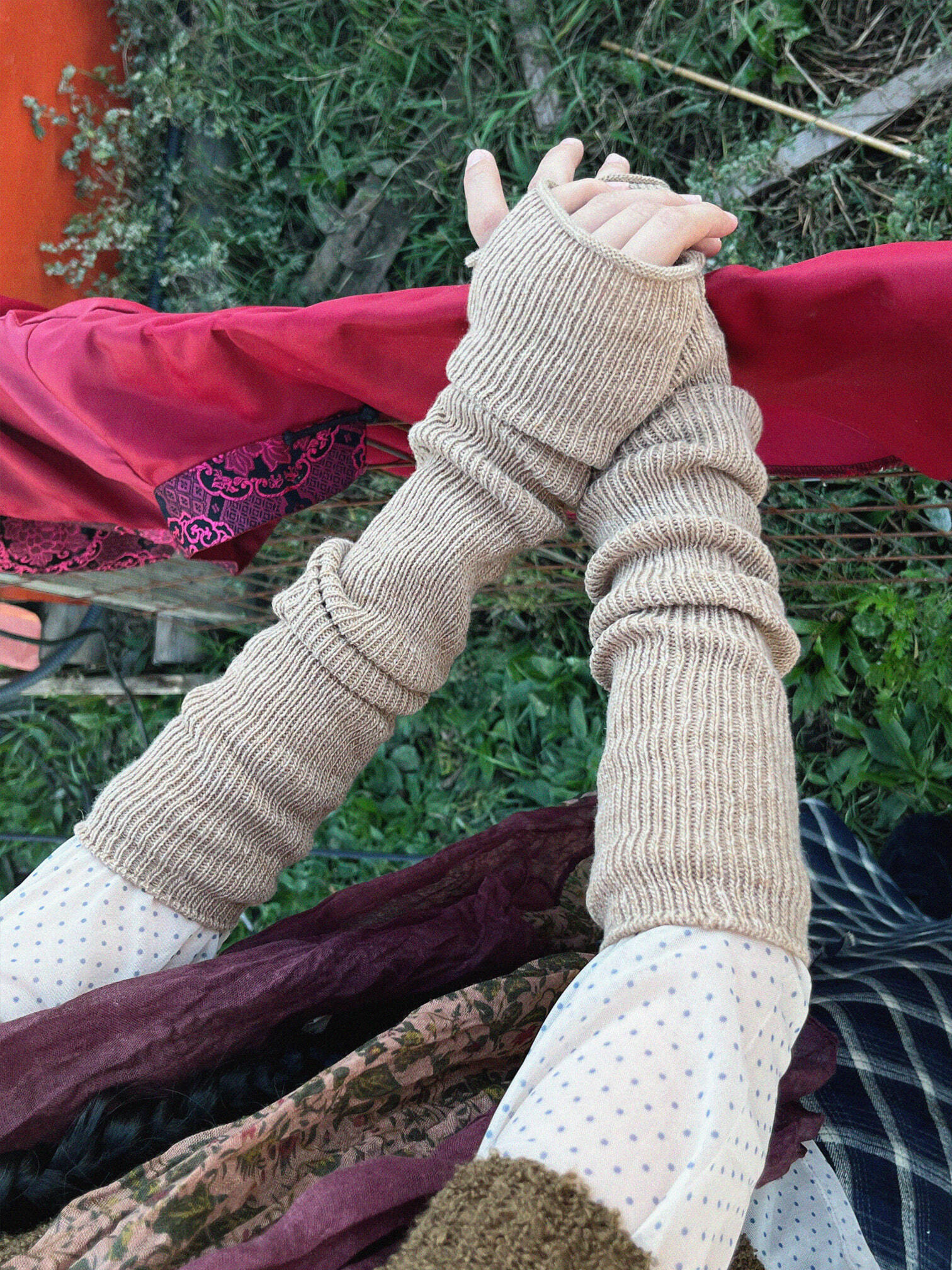 Shirring Leg/Arm Warmer 配飾
