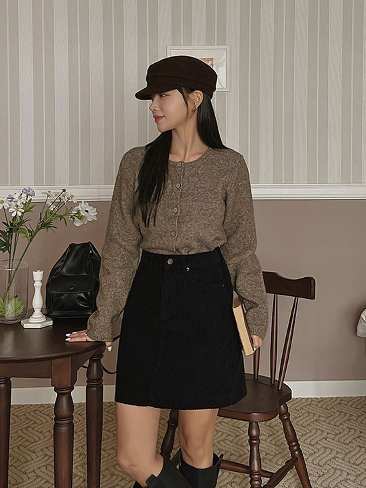Benriab corduroy mini skirt 裙子