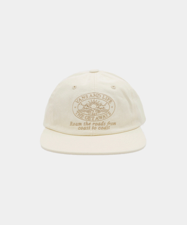 Going On embroidered lettering camp cap 帽子