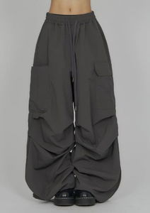 Banding Nylon Parachute Pants PA026