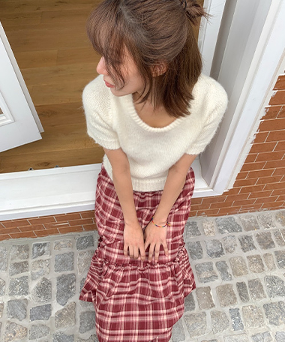 Praline Round Short Sleeve Knitwear 針織衫