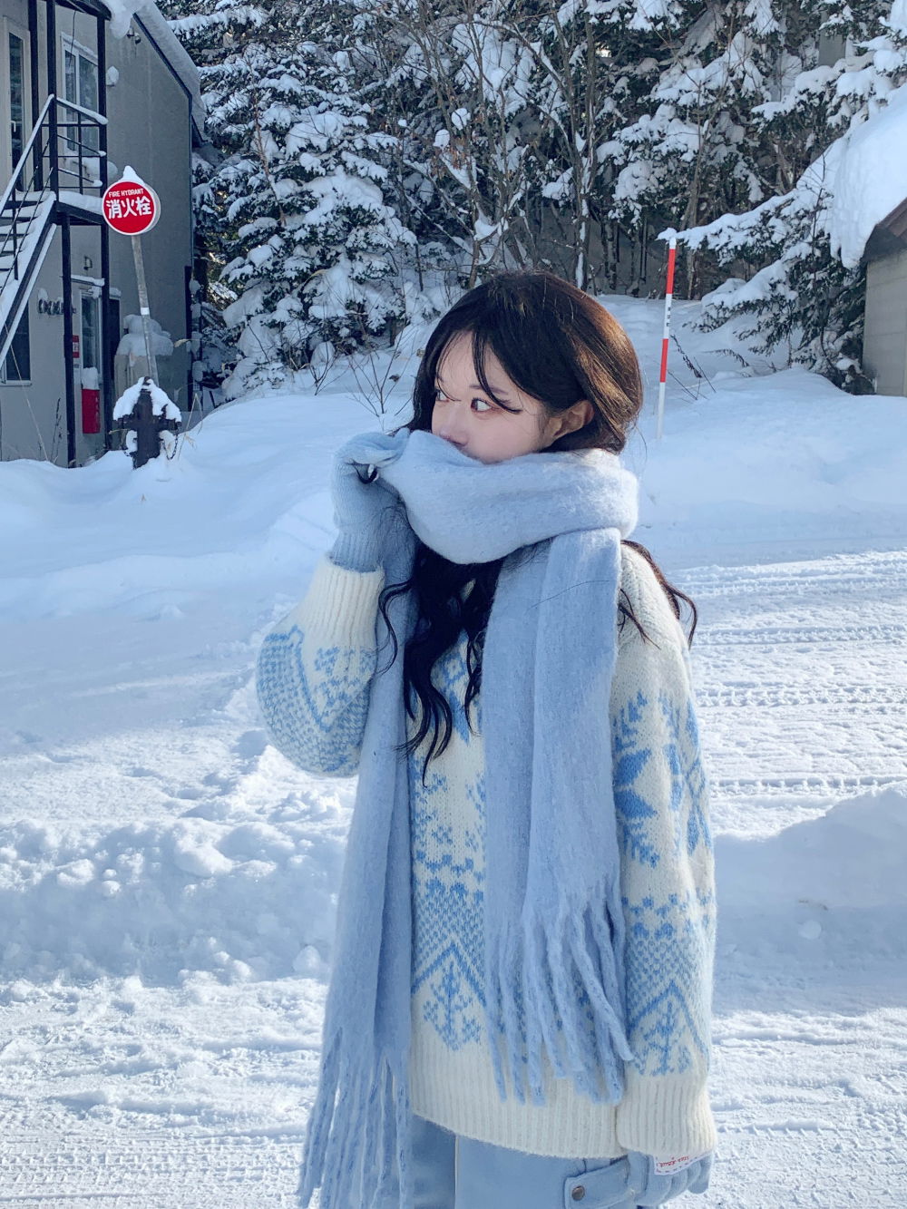 악세사리 모델 착용 이미지-S5L11