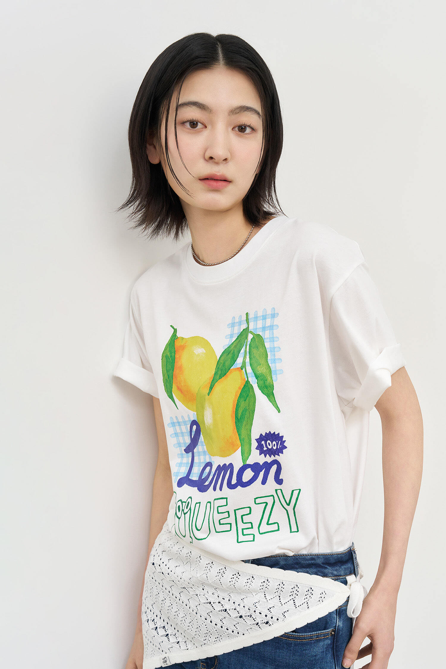 WOMAN Fruits loose Loose-fit short sleeve T-shirt 短袖上衣