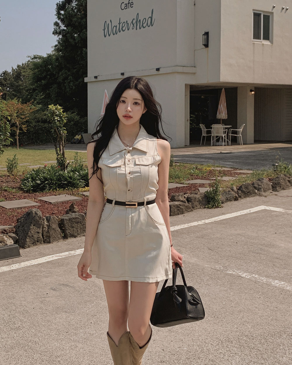 드레스 모델 착용 이미지-S1L33