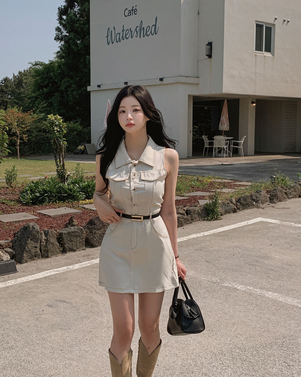 드레스 모델 착용 이미지-S1L34