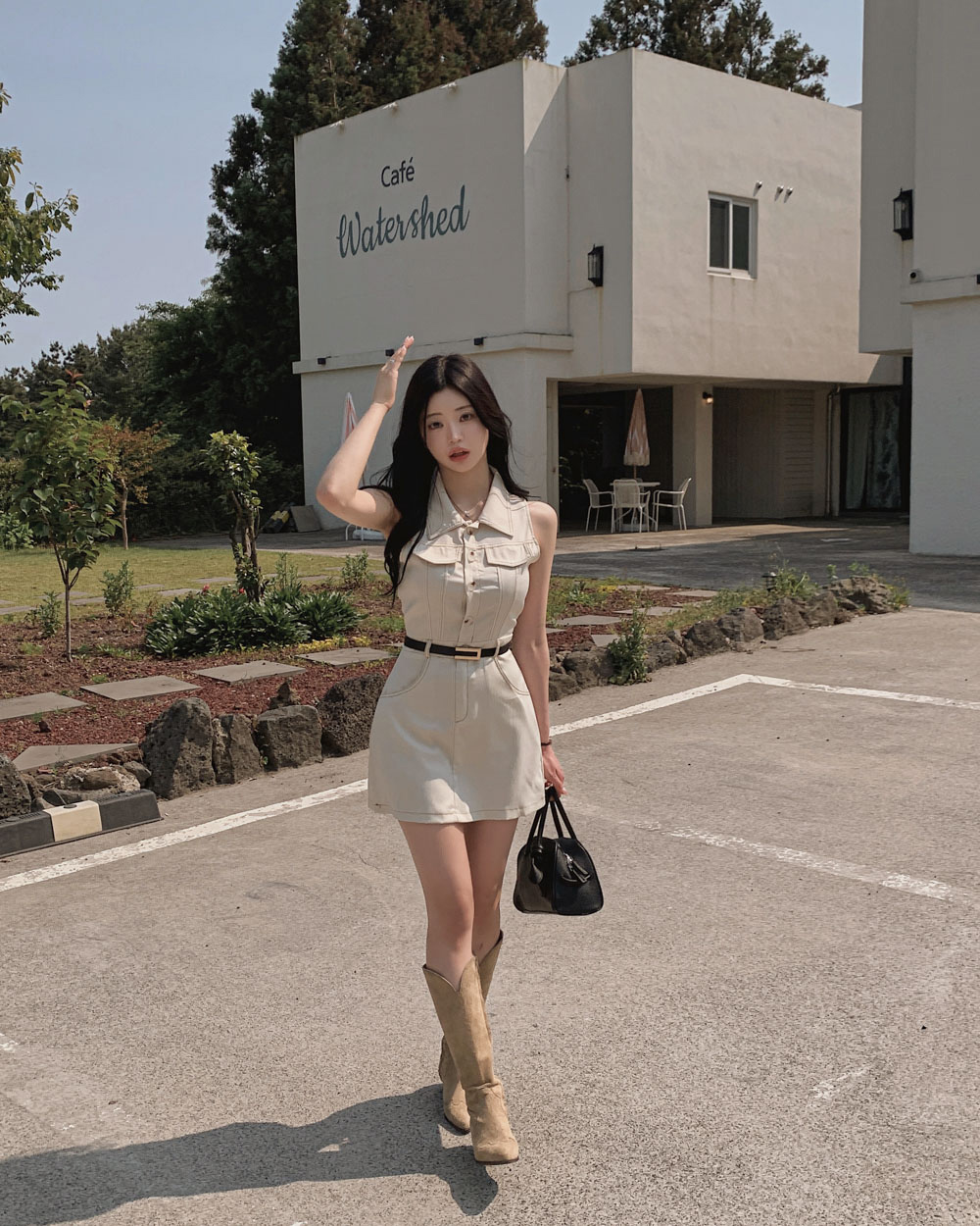 드레스 모델 착용 이미지-S1L32
