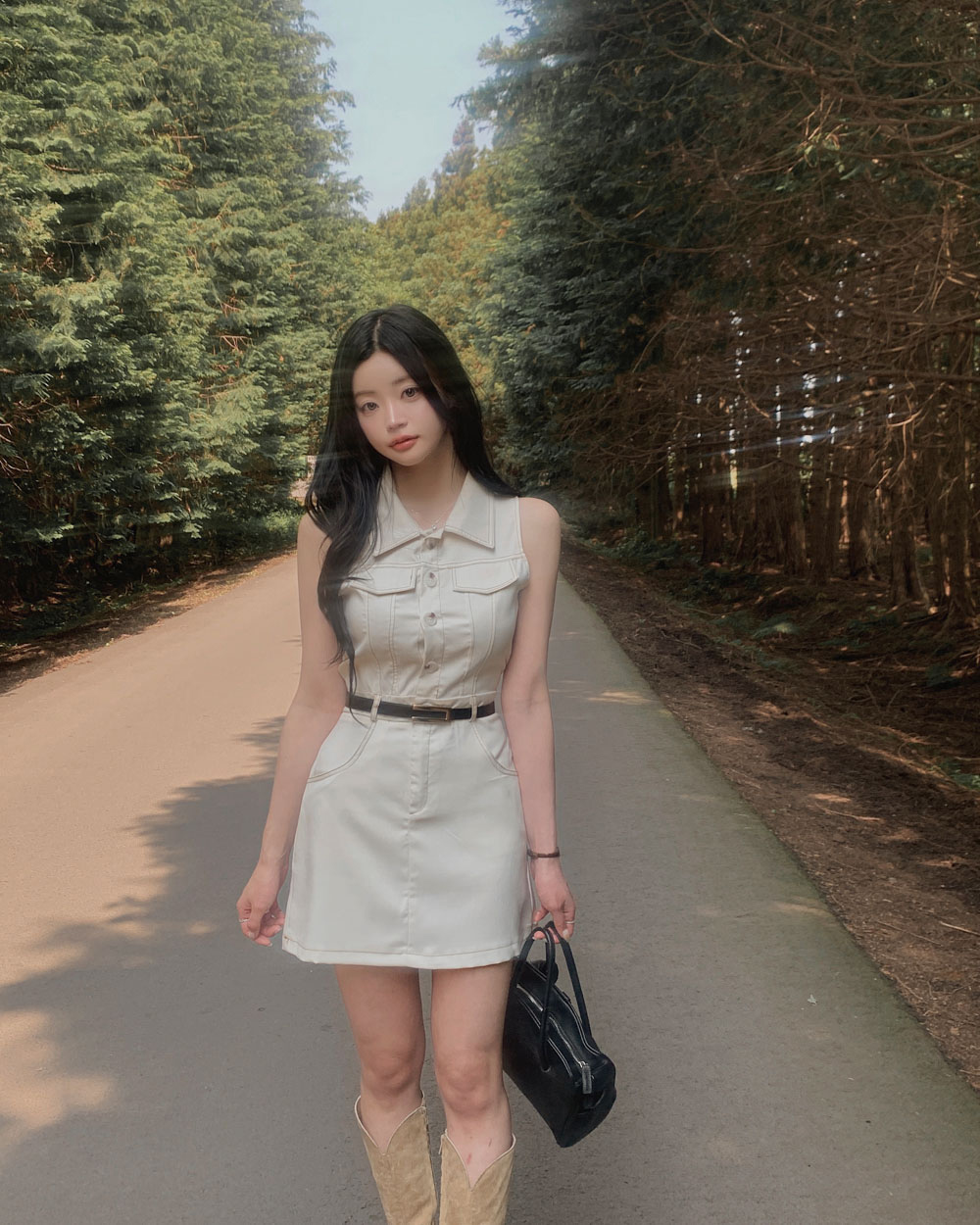 드레스 모델 착용 이미지-S1L41