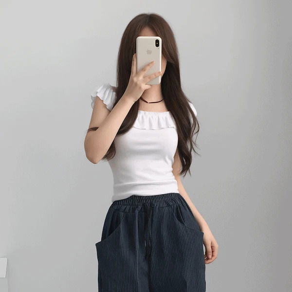 Jenny Frill Shape Slim Fit Sleeveless Top 3 Colors