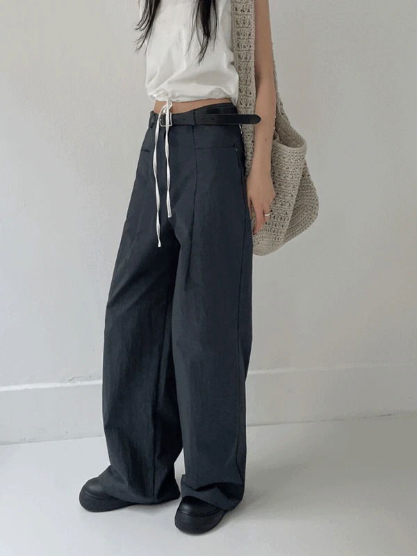 Marlene Pintuck Long Wide Pants