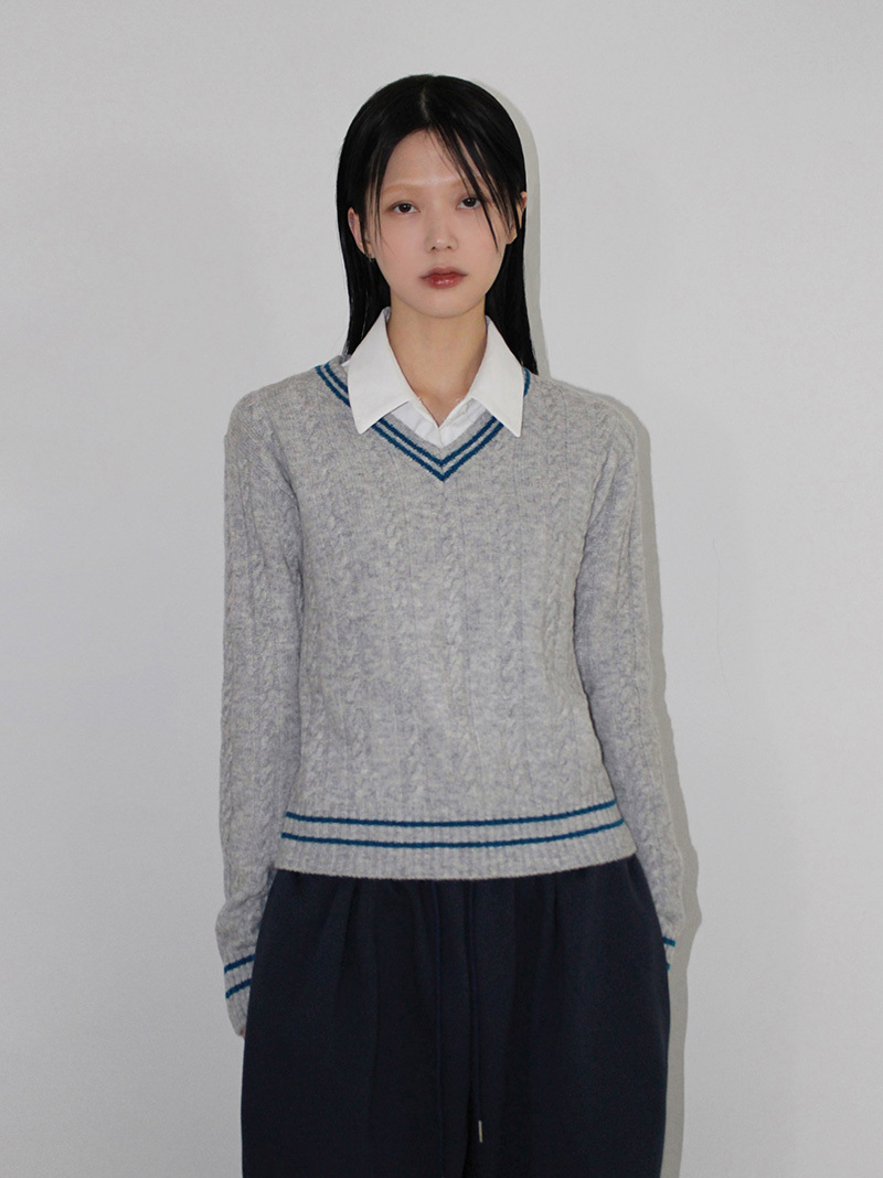 TWIST V-NECK NT