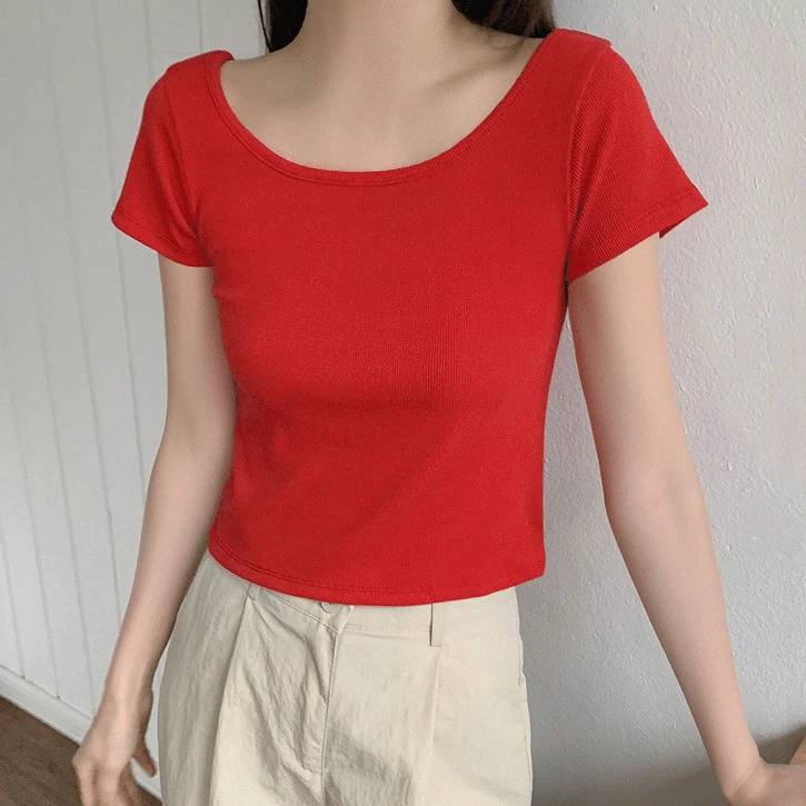 Yeri Ribbed 3 Uniqlo Short Sleeve T-shirt 短袖上衣