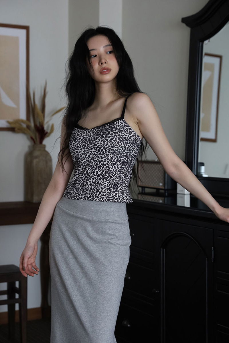 Leopard Lace Sleeveless