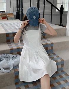 브이셔링2 리본미니바스락원피스