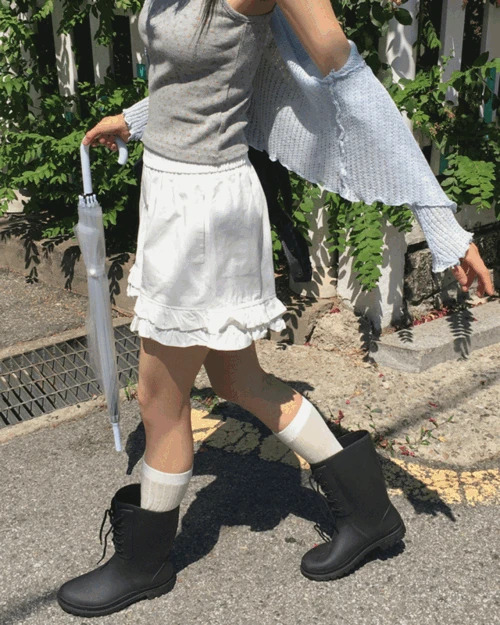 荷葉邊裙
