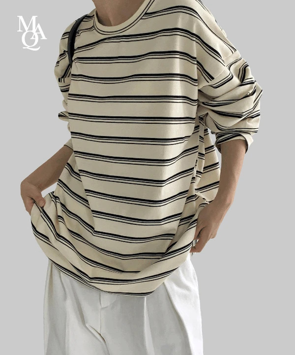 Baccano Stripe Sweatshirt T-Shirt 長袖上衣