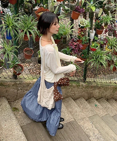Candela Punching Lace Big Shoulder Bag 肩背包