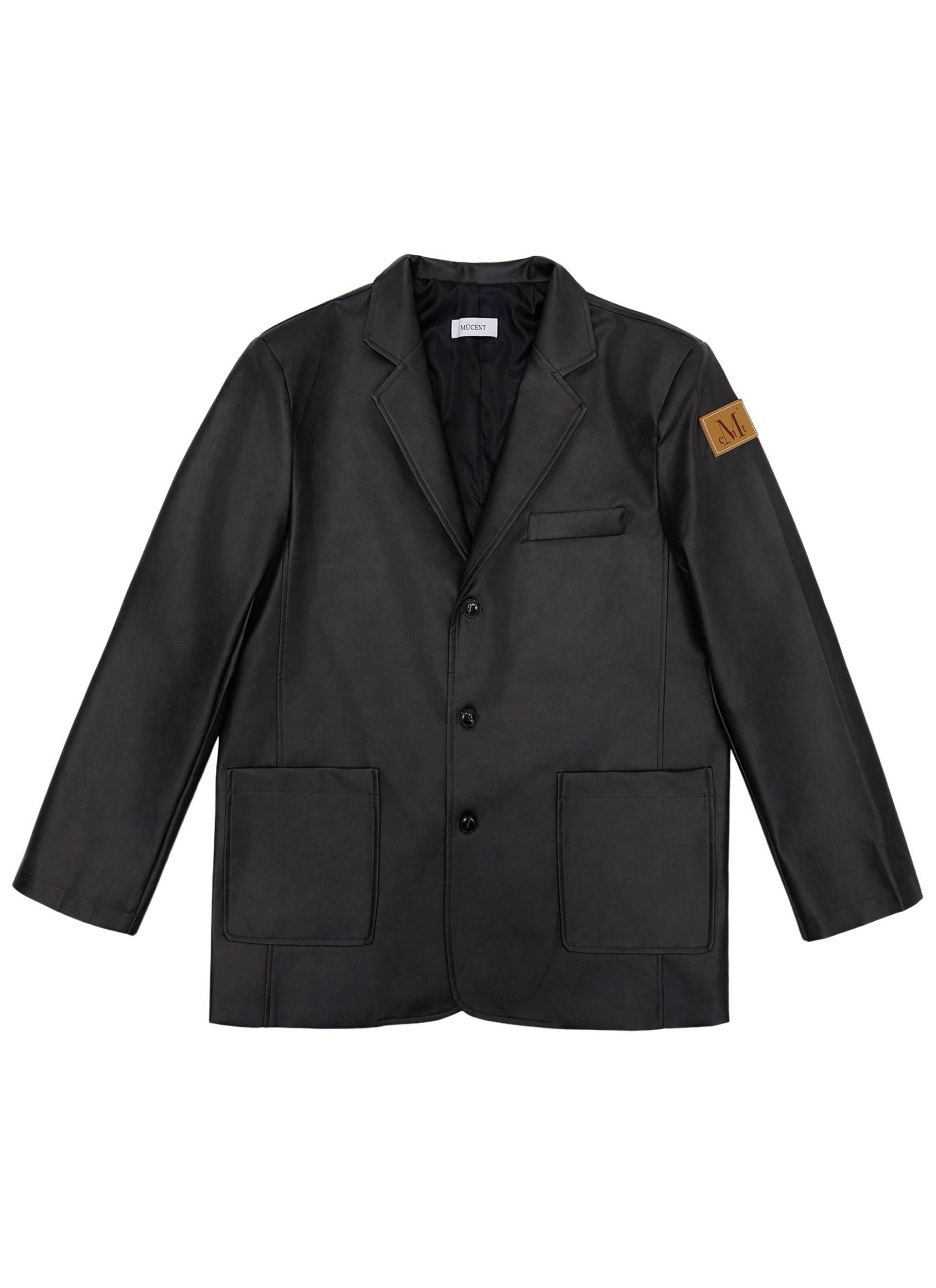 DUNS DADDYFIT BLAZER LEATHER JACKET UNISEX Duns Daddy Fit Blazer Leather Jacket for Men and Women (2 Colors) 夹克