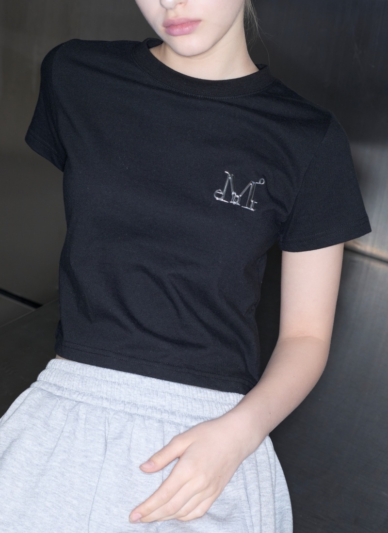 KURT METAL LOGO SIGNATURE HALF T UNISEX Kurt Metal Logo Signature Short Sleeve T-shirt for Men and Women (2 Colors) 短袖上衣