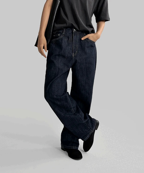 Converse basic Raw denim pants 牛仔褲