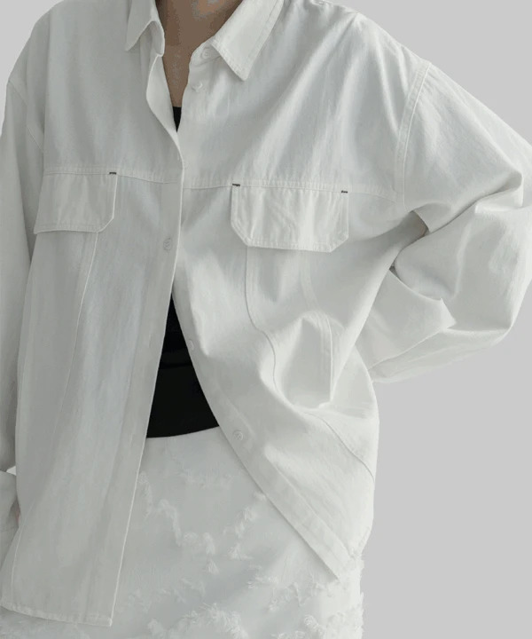 Kalma Overfit Pocket Cotton Shirt 襯衫