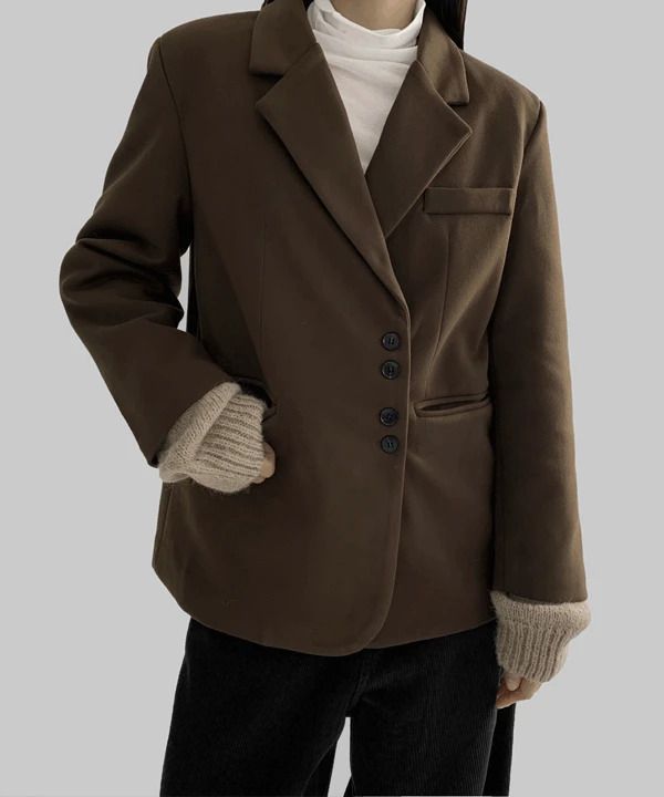 Tailored Wool Half Coat Jacket 夾克