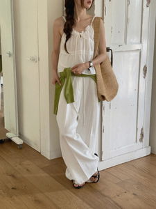 Kirby Linen Banding Slacks