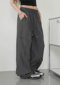 Stair cargo wide pants