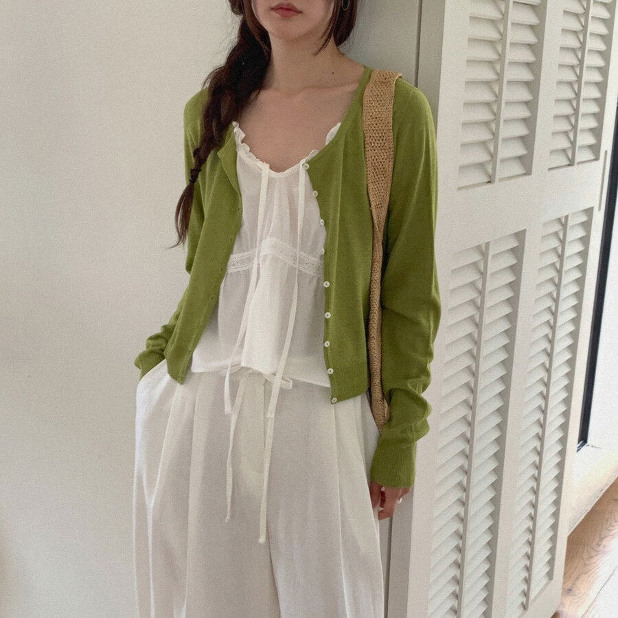 Farming round cardigan