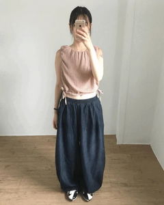 Tutu shirring blouse