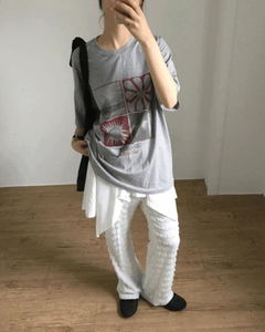 V-cut flap skirt