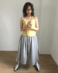 Heart Pin Tuck Sleeveless