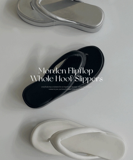 Morden flip flops heel slippers